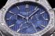 AAA Grade Audemars Piguet Royal Oak SS Diamonds Watches Blue Chronograph Dial (8)_th.jpg